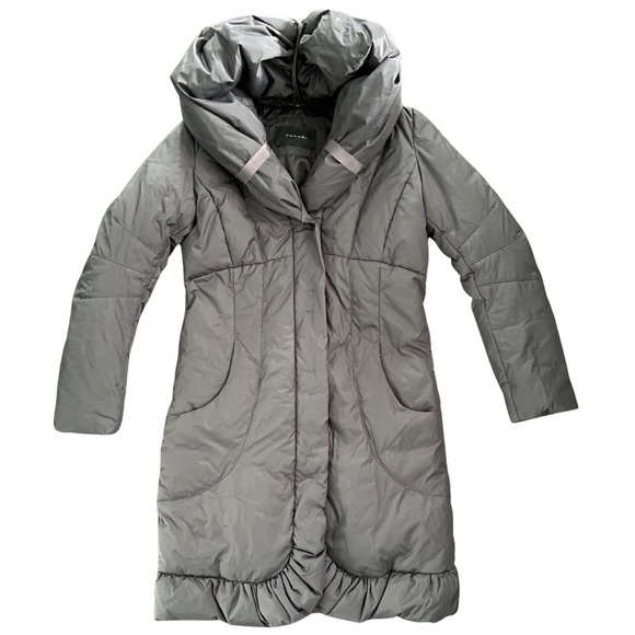 NWOT Tahari Pillow Collar Coat - Size XS - Picture 1 of 5